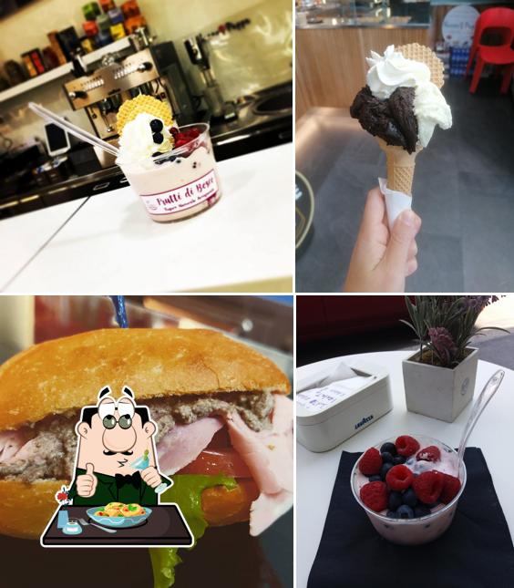 Panino con maiale stirato al La Cremeria di Nonno Peppe