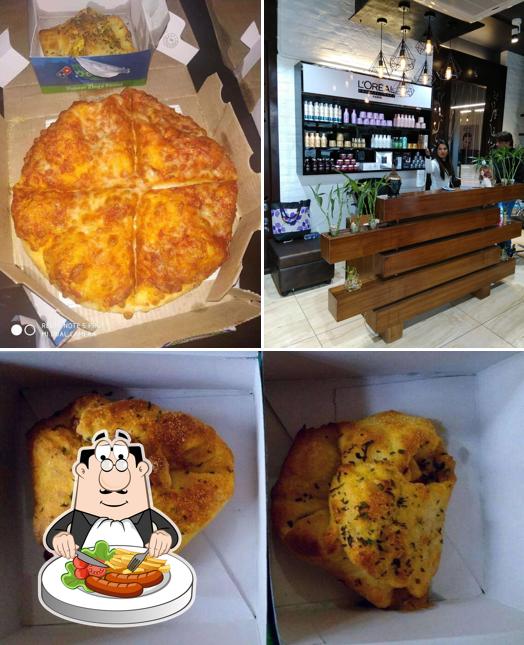 The restaurant's food and bar counter