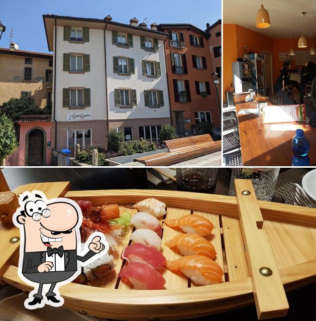 La immagine di interni e sushi da Ristorante GianGusto