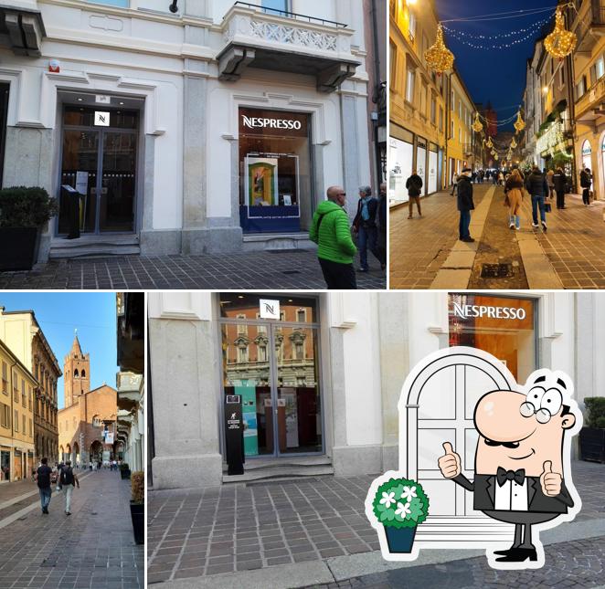 Gli esterni di Nespresso Boutique Monza