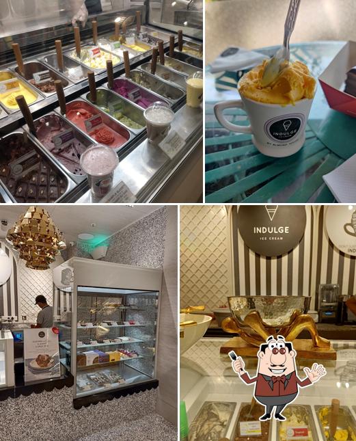 Food at Indulge Ice Cream