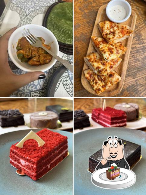 Chocolate cake at Ricos, Kamla Nagar