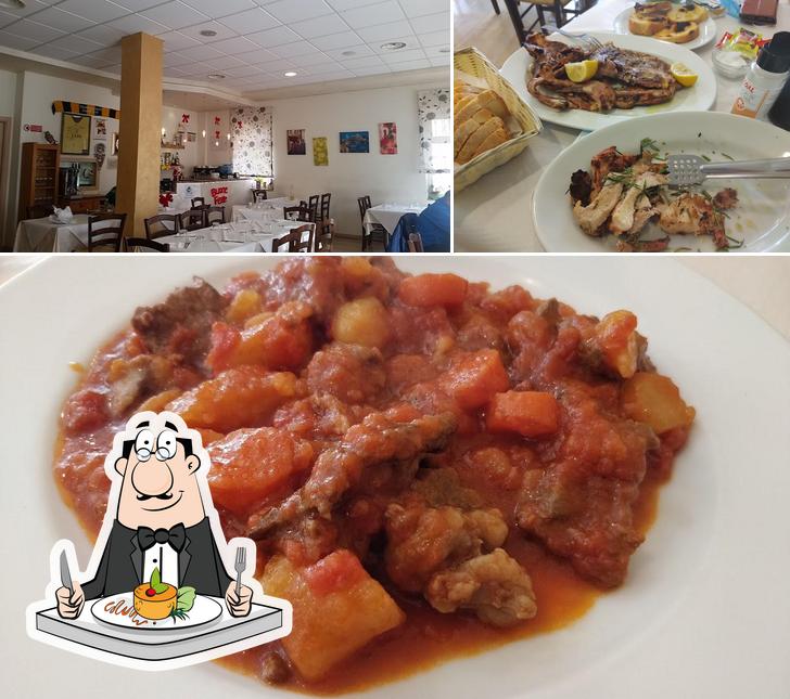Questa è la immagine che mostra la cibo e interni di Ristorante Zenzero