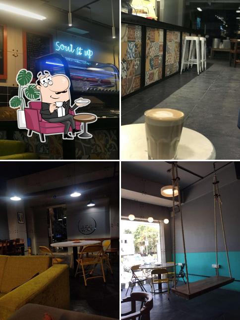 The interior of Soul Brew Coffee