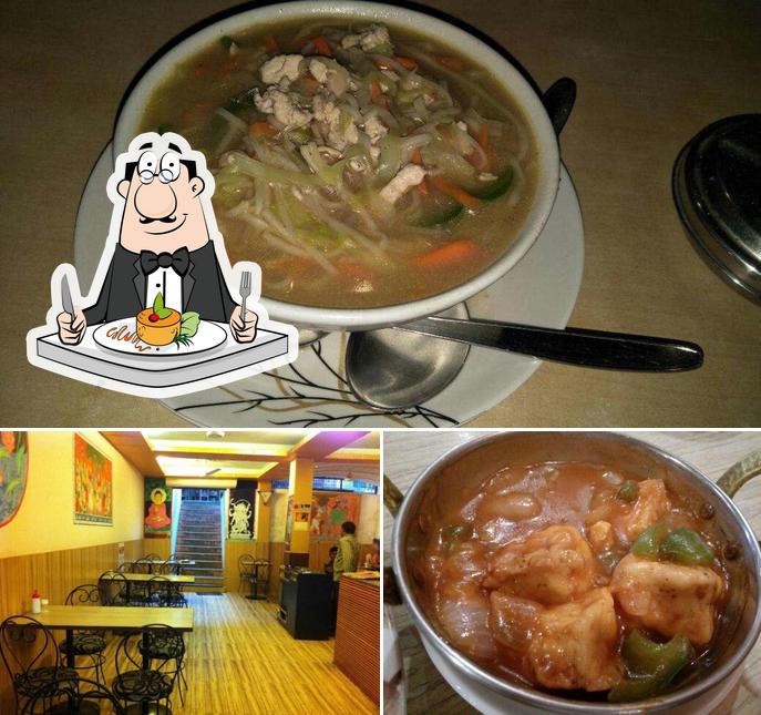 Among different things one can find food and interior at Spicy Bites Restaurant