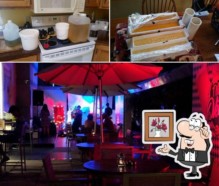 The interior of The Leather Bar