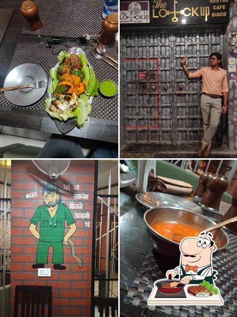 The lockup Restro And Cafe with disco provides meat dishes
