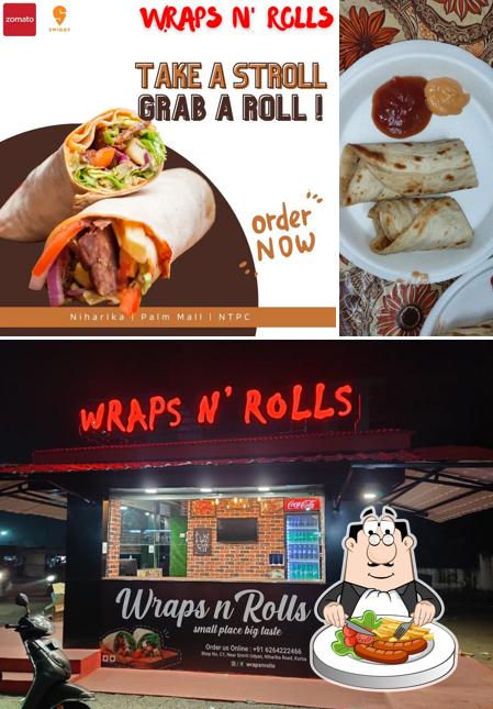 Meals at Wraps n Rolls