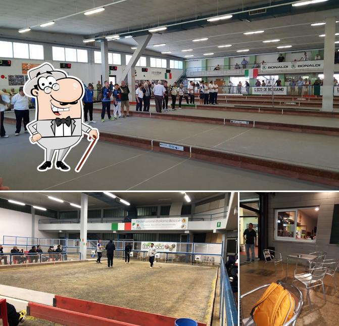 La immagine della esterno e interni di Bar Bettineschi Bocciodromo