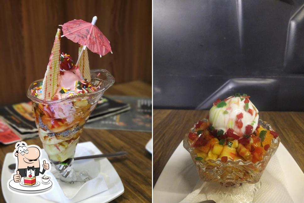 Super Bistro serves a selection of sweet dishes