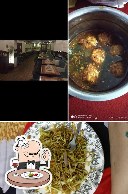 Food at Crystal Restaurant
