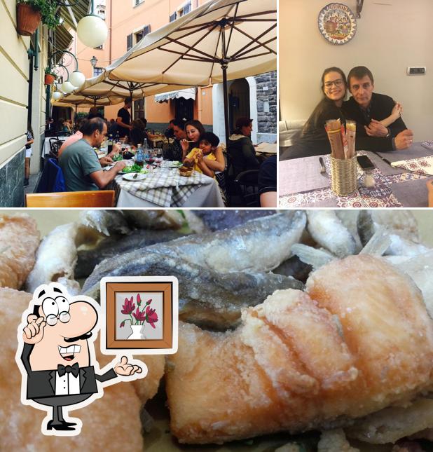 La Trattoria si caratterizza per la interni e cibo