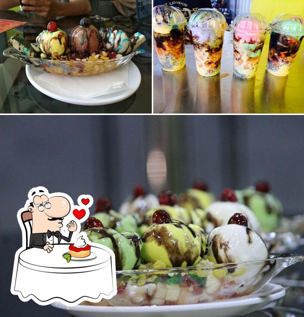 Enjoy one of the sweet dishes