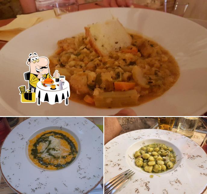 Platti al Osteria di Castelvecchio