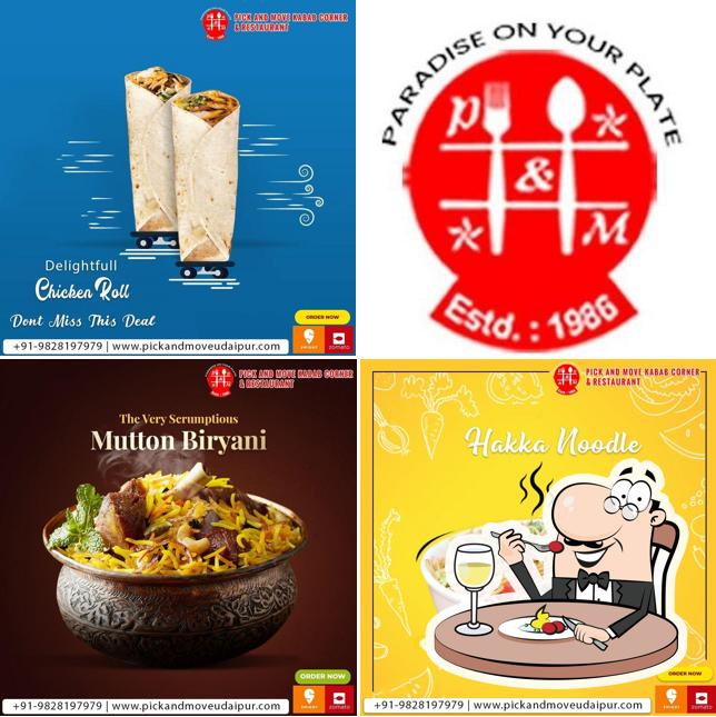 Food at Pick & Move Restaurant Udaipur