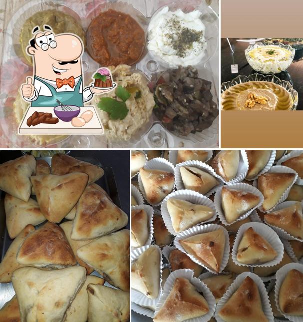 Folha de Uva Culinária Árabe provê uma variedade de pratos doces