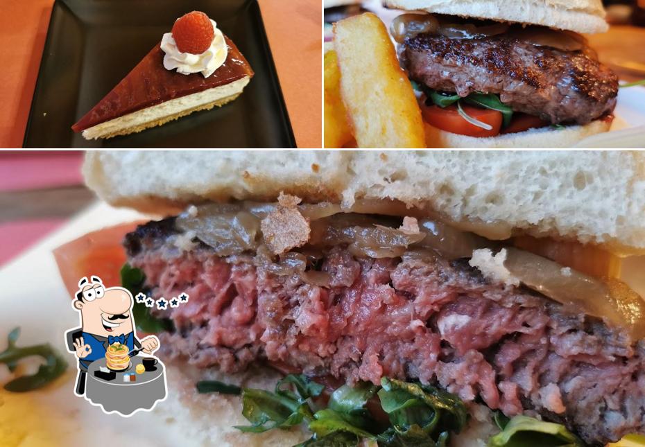 Cibo al L.A. 104 Maneggio con ristorantino americano