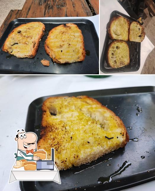 Pane all'aglio al La Selvotta