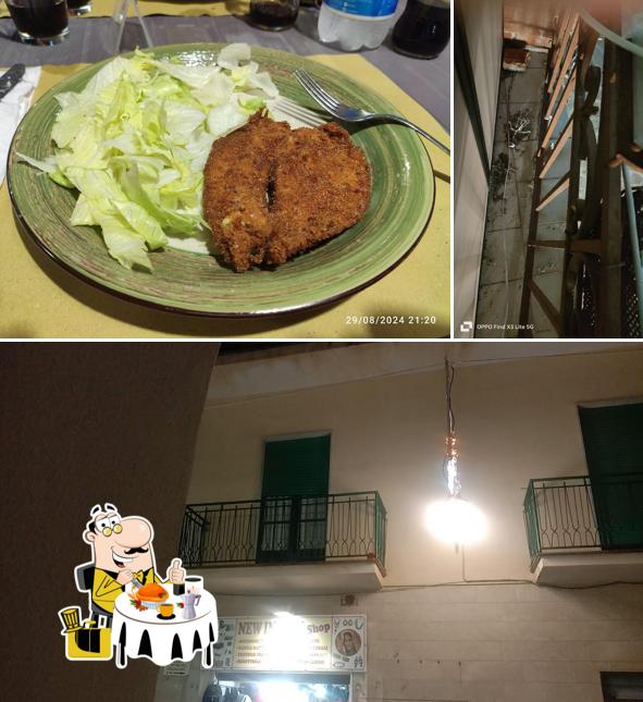 Tra le varie cose da Leucosia Bar Pizzeria si possono trovare la cibo e esterno