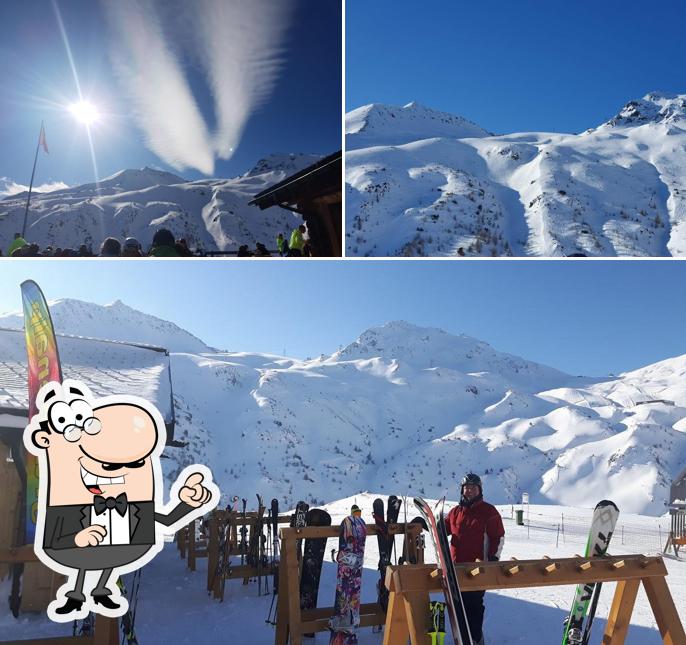 Gli esterni di Skihütte Gruobenalp