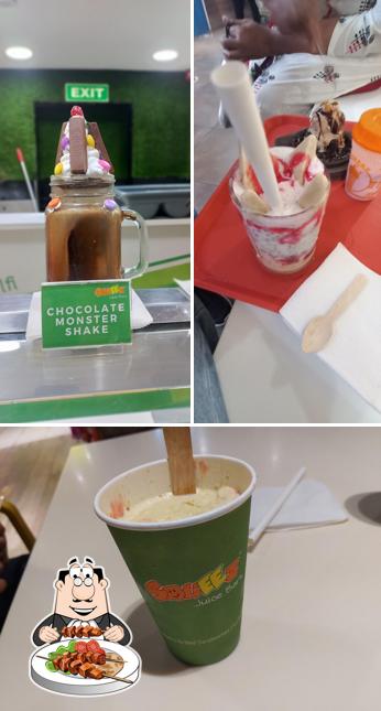 Food at Squeez Juice Bar