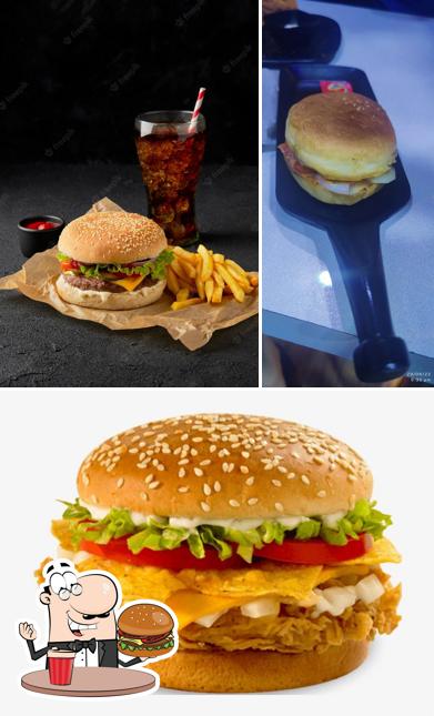 Try out a burger at The Chicken Table - Best Veg - Non Veg Restaurant For Couple and Family Birthday Party Dine in Ranchi