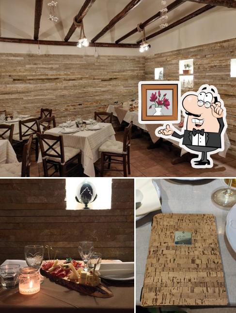 Dai un'occhiata agli interni di Da Ciacco