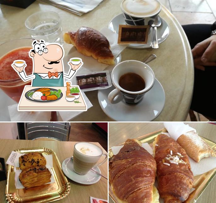 La cibo e interni del ristorante