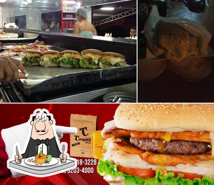 Platos en Tropical Burguer