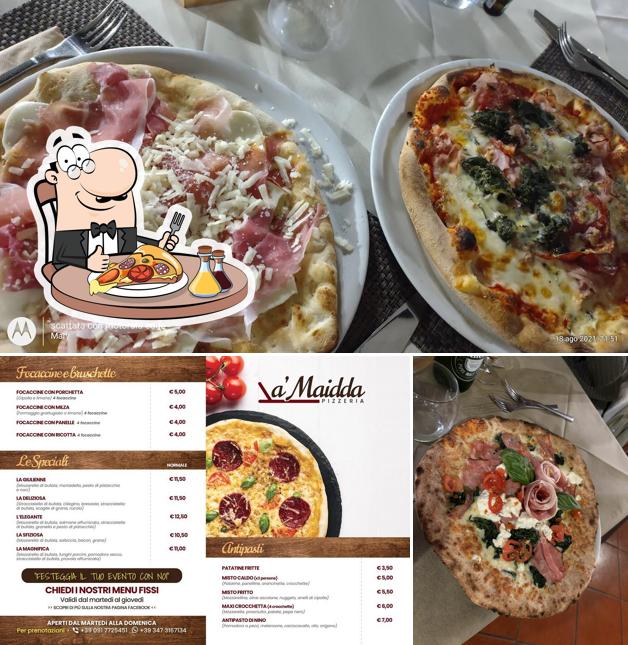 Ordina tra le svariate varianti di pizza