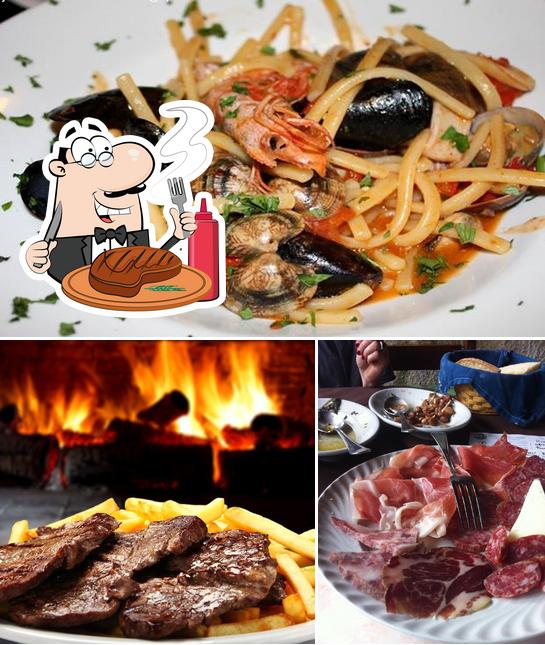 Prova i un pasto a base di carne a Ristorante L'Antica Botte Taurus Scansano