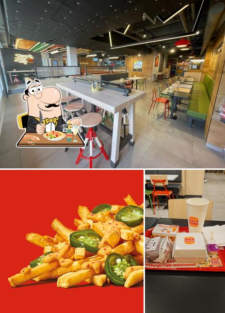La foto della cibo e interni di Burger King Meyrin