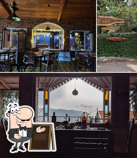 Enjoy the view at the outside area of Café diem - Only on reservations
