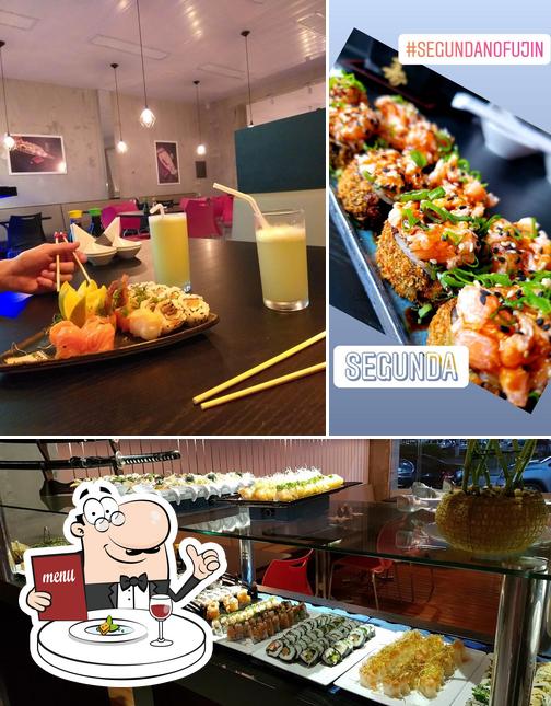 Comida em Fujin Sushi