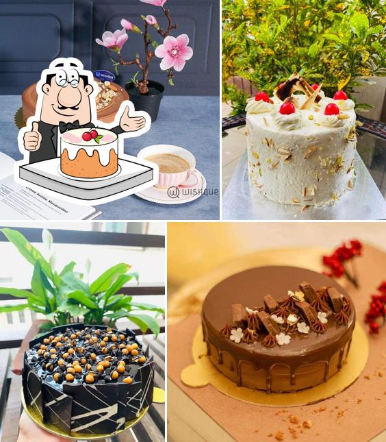 Carrot cake at Happy Baking Company Best cake shop in Indore Best Bakery in Indore Best Rating on Zomato and Swiggy