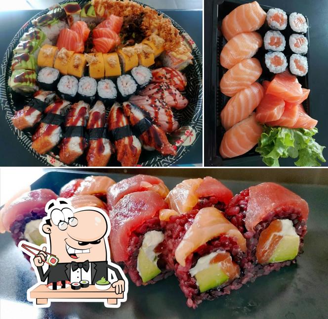 Scegli le varie opzioni di sushi