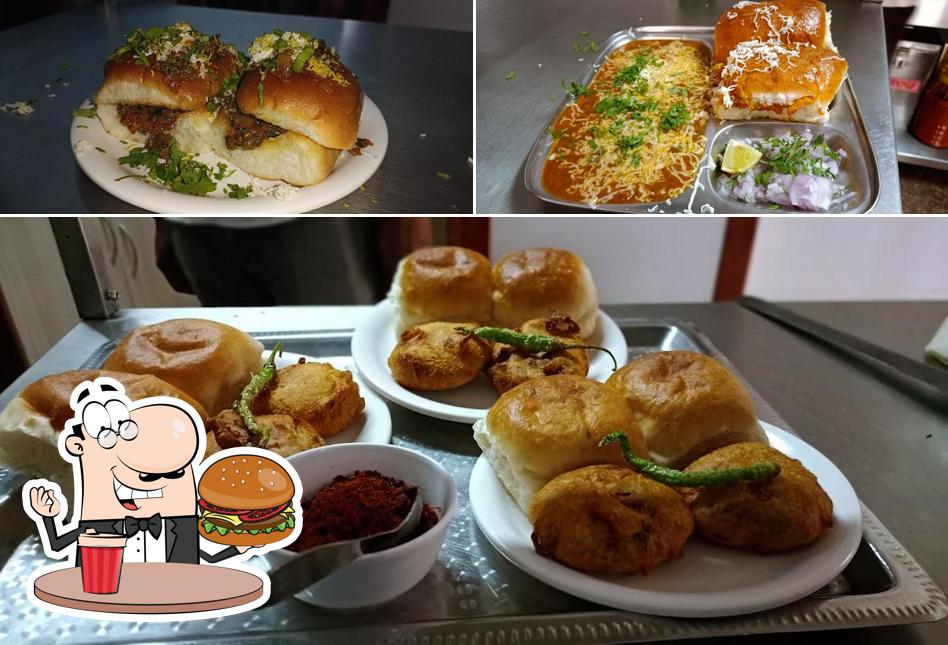 Try out a burger at Poonam Restaurant