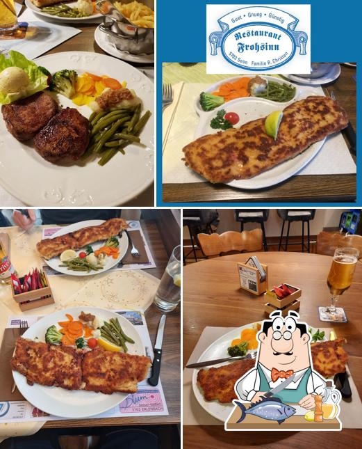 Salmone grigliato al Restaurant Frohsinn