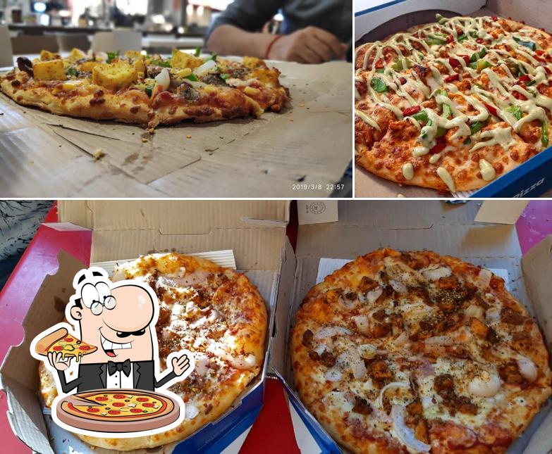 Order various types of pizza