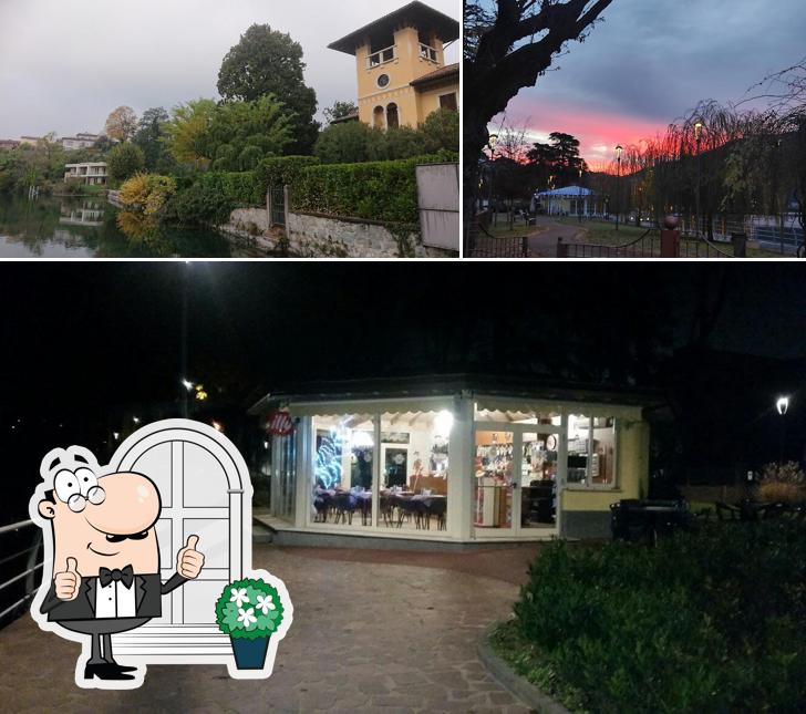 L'area esterna è una caratteristica importante di Il Caffè Del Parco