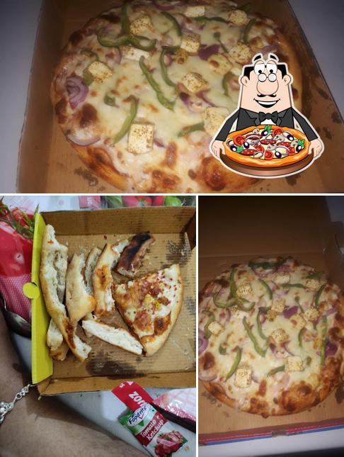 Try out pizza at Dominic pizza