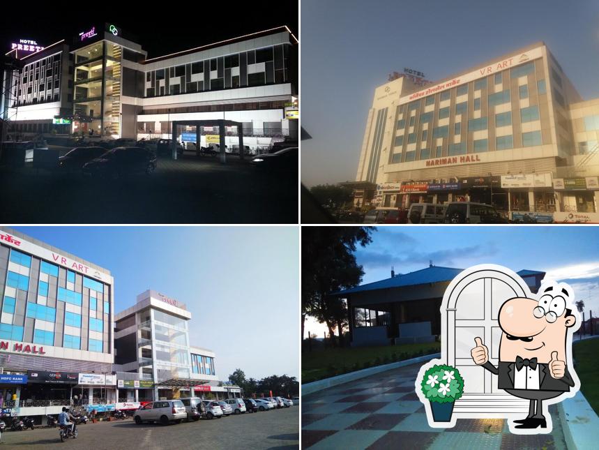 Check out the outside part of Hotel Preeti Executive