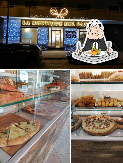 La boutique del pane si caratterizza per la cibo e interni