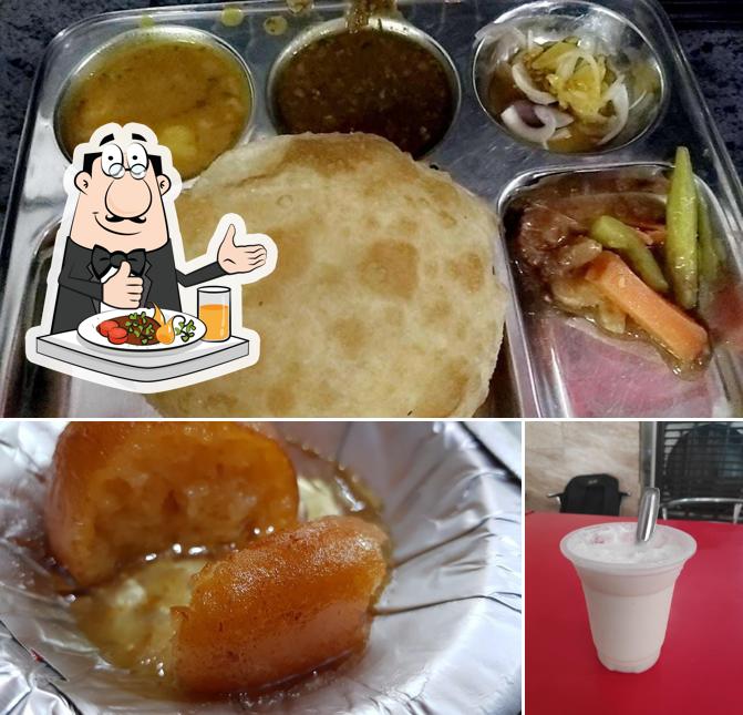 Check out the picture depicting food and beverage at Meghraj Food Court