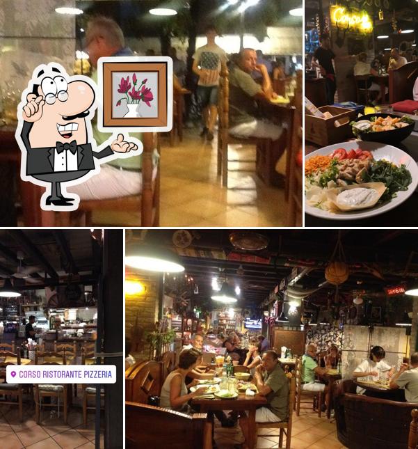 Gli interni di Corso Restaurant Pizzeria