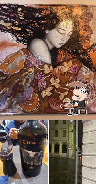 Puoi goderti l'aria fresca da seduto all'esterno di Caffè Artistico