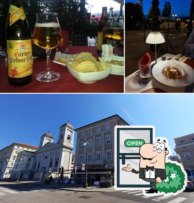 Guarda la immagine che raffigura la esterno e birra di Antico Ristorante Tommaseo