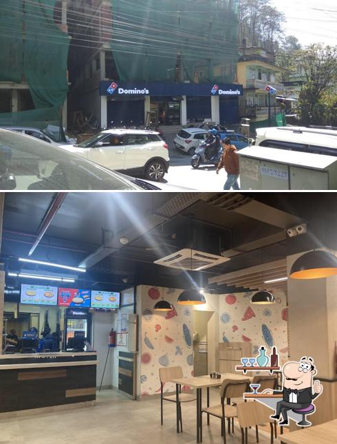 The interior of Domino's Pizza Tadong, Gangtok