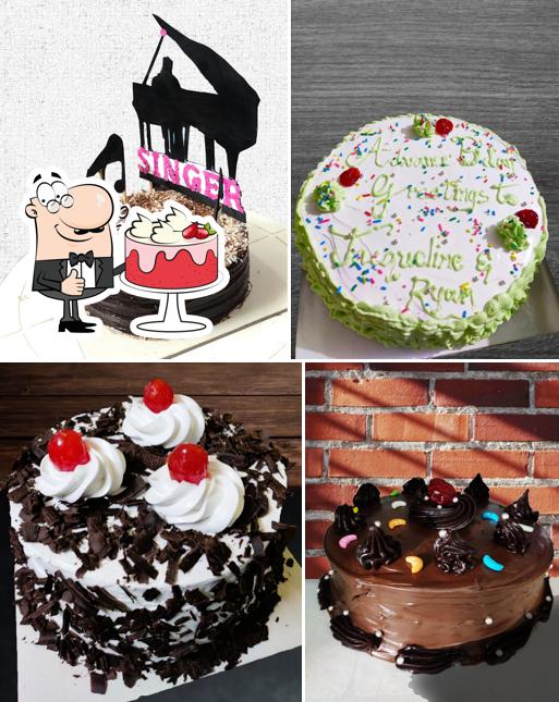 Red velvet cake at Moon Sun Bakes