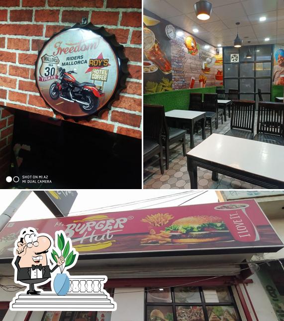 The exterior of Mr Burger Hut Baba Bakala